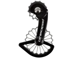CeramicSpeed Derailleurs & Parts|3D Printed Ti OSPW System (Black/Silver) (Shimano 9100/8000) (Coated Ceramic Bearings)