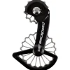 CeramicSpeed Derailleurs & Parts|3D Printed Ti OSPW System (Black/Silver) (Shimano 9200/8100) (Coated Ceramic Bearings)