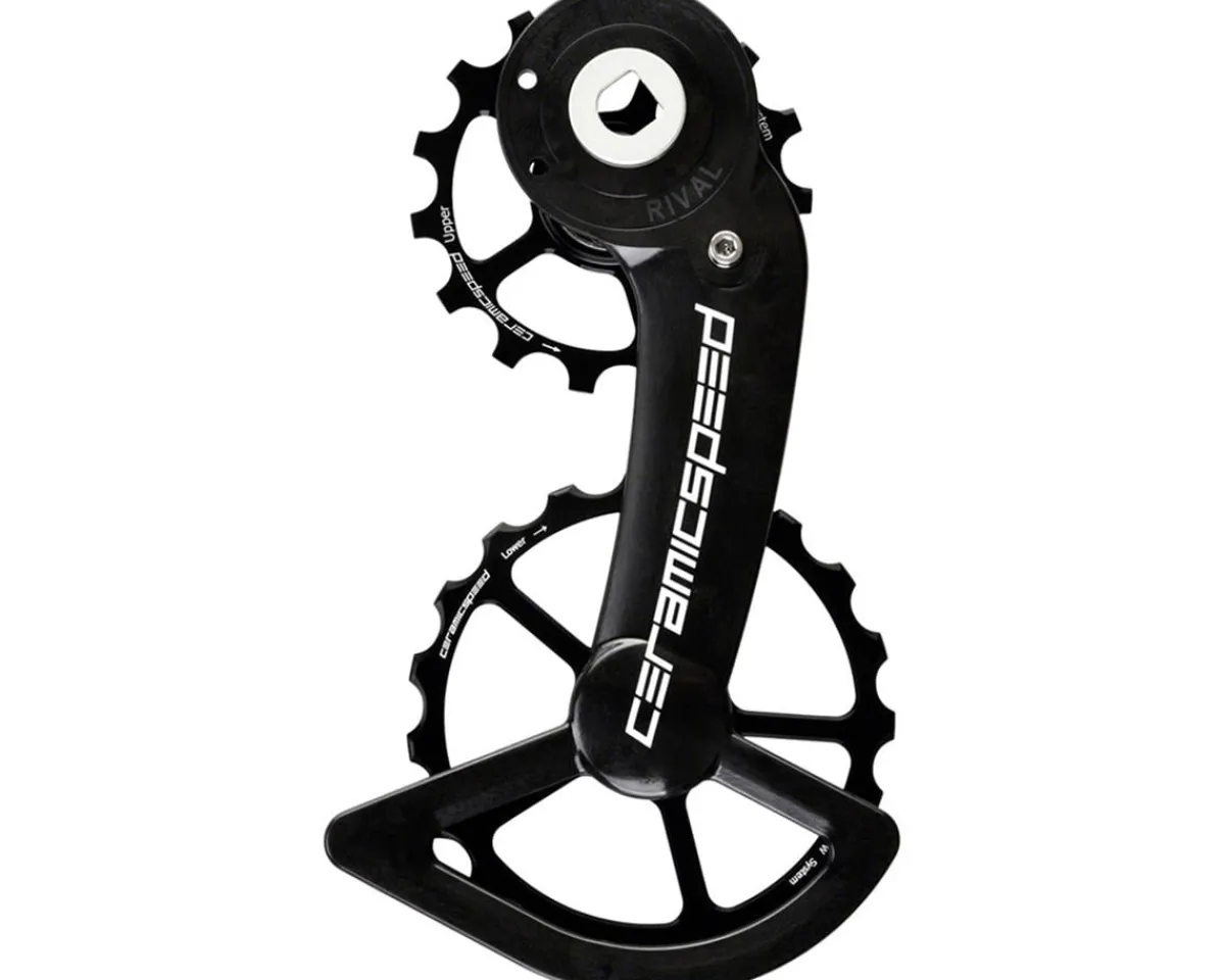 CeramicSpeed Replacement Parts|Derailleurs & Parts|Oversized Pulley Wheel System (Black) (SRAM Rival AXS D1) (Ceramic Bearings)