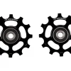 CeramicSpeed Replacement Parts|Holiday Shopping|12T Pulley Wheels (Black) (SRAM AXS Road D1) (Ceramic Bearings)
