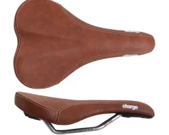 Charge Bikes Saddles & Seats|Ladle Women's Saddle (Brown) (Chromoly Rails) (145mm)