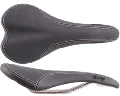 Charge Bikes Saddles & Seats|Spoon Saddle (Black) (Titanium Rails) (140mm)