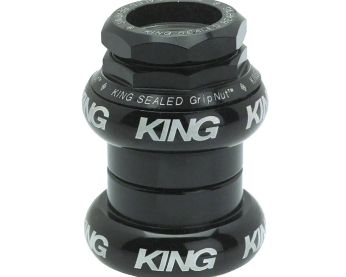 Chris King Headsets & Spacers|GripNut 1" Headset (Black) (EC30/25.4-24tpi) (EC30/26)