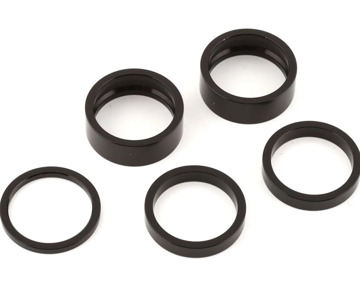 Chris King Headsets & Spacers|Headset Spacer Kit (Black) (1-1/8")