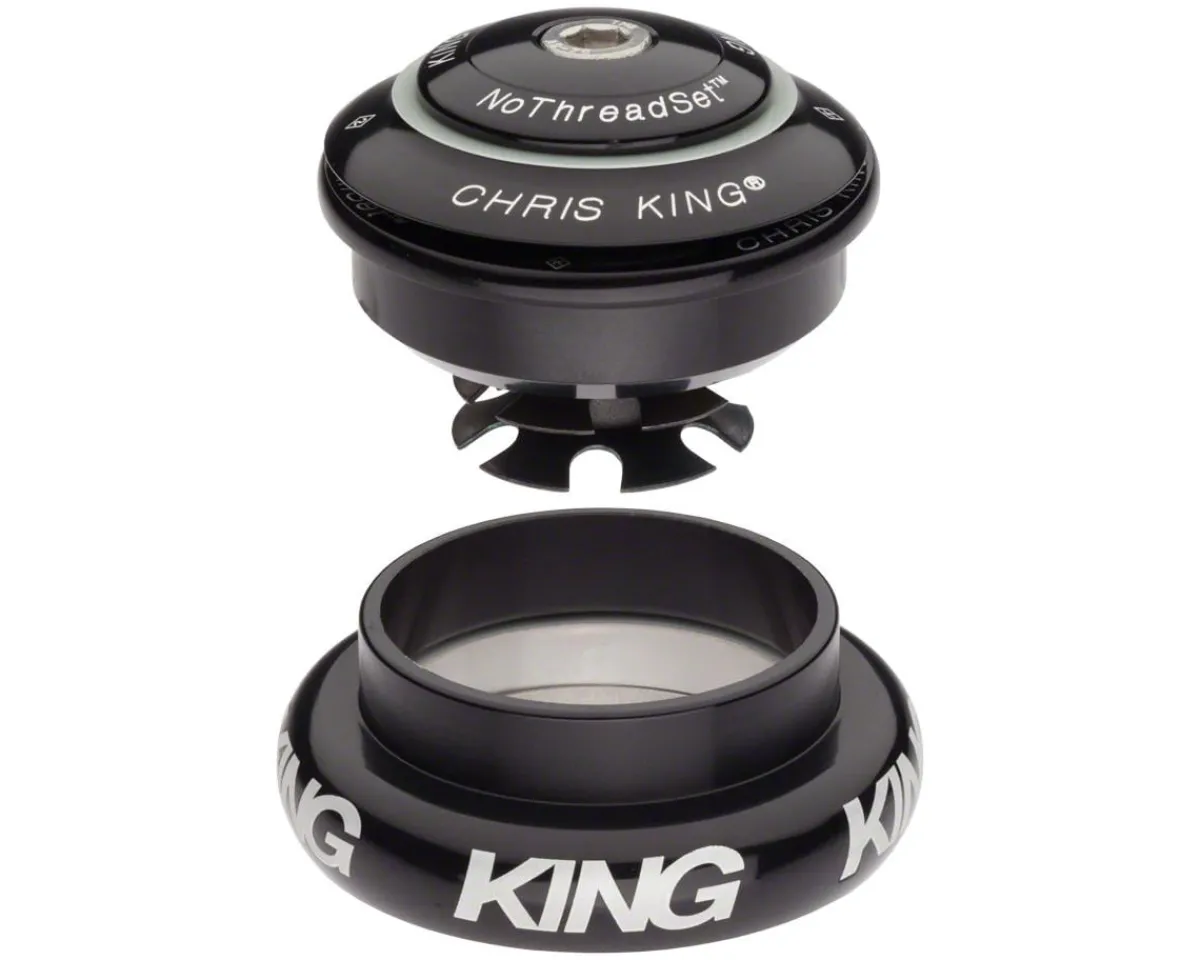 Chris King Headsets & Spacers|InSet 7 Headset (Black) (1-1/8" to 1-1/2") (ZS44/28.6) (EC44/40)