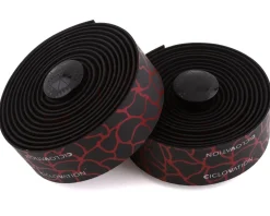 Ciclovation Grips & Handlebar Tape|Advanced Leather Touch Handlebar Tape (Magma Flame Red)