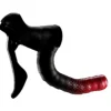 Ciclovation Grips & Handlebar Tape|Advanced Leather Touch Handlebar Tape (Fusion Dot Black/Red)