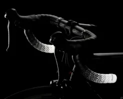 Ciclovation Grips & Handlebar Tape|Advanced Leather Touch Handlebar Tape (Fusion Dot Reflective)