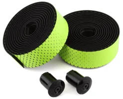 Ciclovation Grips & Handlebar Tape|Advanced Leather Touch Handlebar Tape (Fusion Dot Neon Yellow)