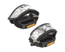 Cinelli Pedals & Cleats|Kinks Foot Straps (White) (Pair) (Mike Giant)