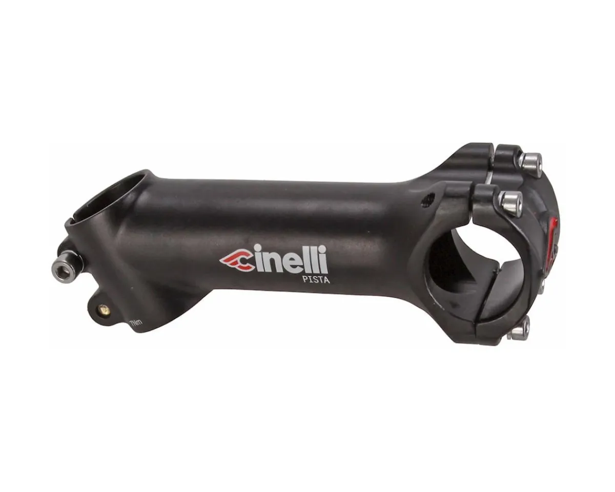 Cinelli Stems & Parts|Pista Alloy Track Stem (Black) (31.8mm) (80mm) (25°)