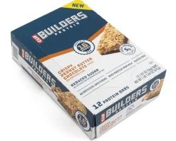 Clif Bar Nutrition & Skin Care|Builder's Reduced Sugar Protein Bar (Chocolate Peanut Butter) (12 | 1.94oz Packets)