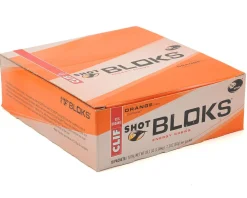 Clif Bar Nutrition & Skin Care|Shot Bloks Energy Chews (Orange w/Caffeine) (18 | 2.1oz Packets)