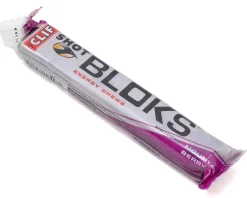 Clif Bar Nutrition & Skin Care|Shot Bloks Energy Chews (Mountain Berry) (18 | 2.1oz Packets)