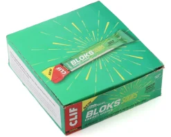 Clif Bar Nutrition & Skin Care|Shot Bloks Energy Chews (Sour Green Apple) (18 | 2.1oz Packets)