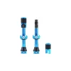 Clik Tubeless Tire Tools|Tubeless Accessories|Tubeless Valve Set (Hyper Blue) (Pair) (40mm)