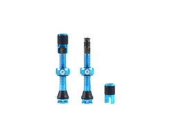 Clik Tubeless Tire Tools|Tubeless Accessories|Tubeless Valve Set (Hyper Blue) (Pair) (40mm)