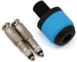 Clik Tubeless Tire Tools|Tubeless Accessories|Valve Core & Pump Head Adapter Starter Set (Silver) (Presta)