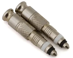 Clik Tubeless Tire Tools|Tubeless Accessories|Valve Hi-Flow Core Set For Presta Stems (Silver)