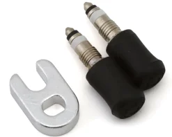 Clik Tubeless Tire Tools|Tubeless Accessories|Valve Hi-Flow Core Set For Presta Stems (Silver)