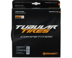 Continental Tires|Holiday Shopping|Competition TT Tubular Road Tire (Black) (700c) (25mm) (Black Chili/Vectran Breaker)
