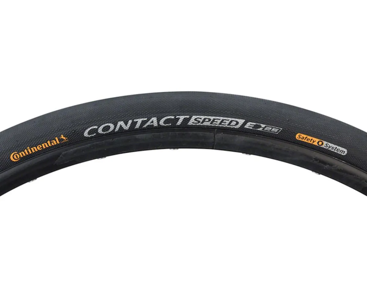 Continental E-Bike Parts|Tires|Contact Speed Tire (Black) (700c) (28mm) (Wire Bead) (SafetySystem Breaker) (E25)