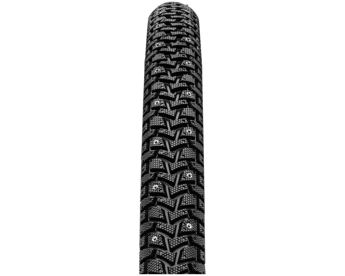 Continental E-Bike Parts|Tires|Contact Spike Studded Winter Tire (Black/Reflex) (700c) (42mm) (120 Spikes) (Wire) (SafetySystem Breaker) (E25)