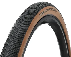 Continental Tires|Holiday Shopping|Terra Competition Tubeless Gravel Tire (Black/Transparent) (700c) (35mm) (Grip/Trail)
