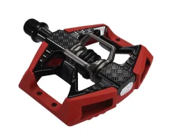 Crankbrothers Pedals & Cleats|Holiday Shopping|Double Shot 3 Single-Sided Clipless Pedals (Red)