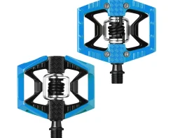 Crankbrothers Pedals & Cleats|Double Shot 2 Single-Sided Clipless Pedals (Blue)