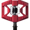 Crankbrothers Pedals & Cleats|Double Shot 1 Single-Sided Clipless Pedals (Red)