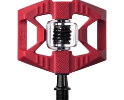 Crankbrothers Pedals & Cleats|Double Shot 1 Single-Sided Clipless Pedals (Red)