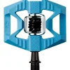 Crankbrothers Pedals & Cleats|Double Shot 1 Single-Sided Clipless Pedals (Blue)