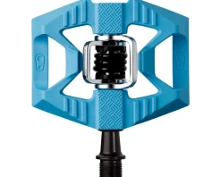 Crankbrothers Pedals & Cleats|Double Shot 1 Single-Sided Clipless Pedals (Blue)
