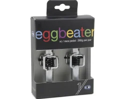 Crankbrothers Pedals & Cleats|Egg Beater 1 Pedals (Silver w/Black Spring)