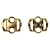 Crankbrothers Pedals & Cleats|Egg Beater 11 Pedals (Silver w/Gold Spring)