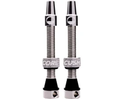 CushCore Tubeless Tire Tools|Tubeless Accessories|Air Valve Set (Silver) (44mm)