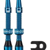 CushCore Tubeless Tire Tools|Tubeless Accessories|Air Valve Tubeless Valve Set (Blue) (44mm)