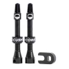 CushCore Tubeless Tire Tools|Tubeless Accessories|Air Valve Tubeless Valve Set (Black) (44mm)
