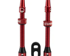CushCore Tubeless Tire Tools|Tubeless Accessories|Air Valve Tubeless Valve Set (Red) (55mm)