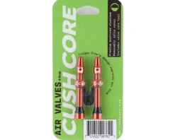 CushCore Tubeless Tire Tools|Tubeless Accessories|Air Valve Tubeless Valve Set (Orange) (44mm)