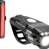 Cygolite Bike Lights|Dash Pro 600/Hotrod 50 Headlight & Tail Light Set (Black) (600/50 Lumens)