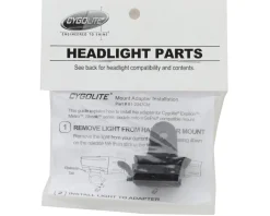 Cygolite Mounts & Handlebar Accessories|Bike Lights|GoPro-Style Adapter Mount (Black) (For Headlights)