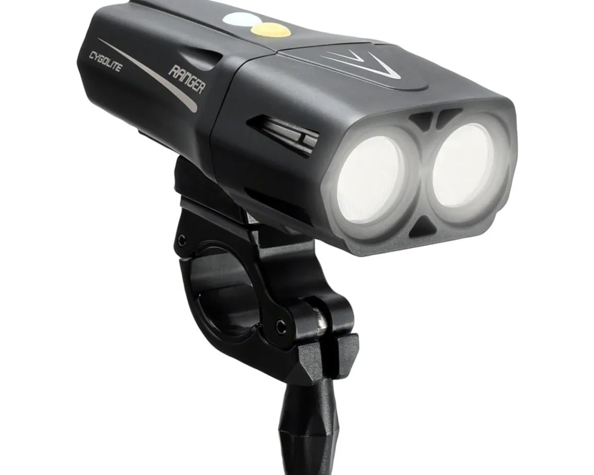 Cygolite Bike Lights|Ranger 2000 Endurance Edition USB Headlight (Black)