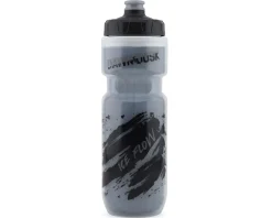 Dawn to Dusk Water Bottles|Ice Flow Insulated Bottle (Black/Clear) (21oz)