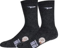 DeFeet Clothing Accessories|Shoes, Socks, & Footwear|Woolie Boolie 6" D-Logo Sock (Charcoal) (M)