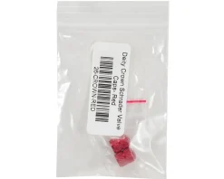 Deity Wheels & Parts|Tire & Tube Accessories|Crown Schrader Valve Caps (Red) (Pair)