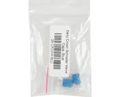 Deity Wheels & Parts|Tire & Tube Accessories|Crown Schrader Valve Caps (Blue) (Pair)
