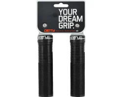 Deity Grips & Handlebar Tape|Knuckleduster Lock-On Grips (Black) (132mm)