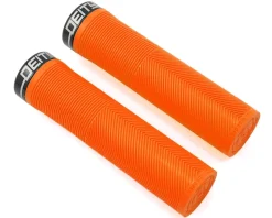 Deity Grips & Handlebar Tape|Knuckleduster Lock-On Grips (Orange) (132mm)